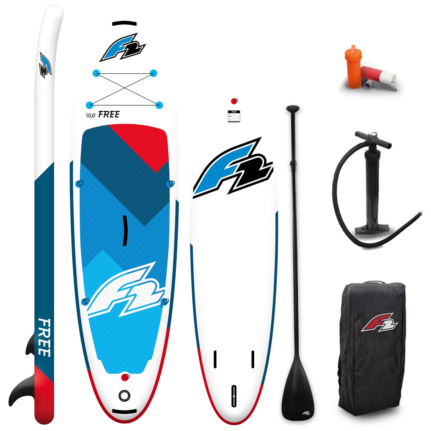 F2 Megasale Marken SUP Stand Up Paddle Boards - Modelle wählbar Vorjahresmodelle