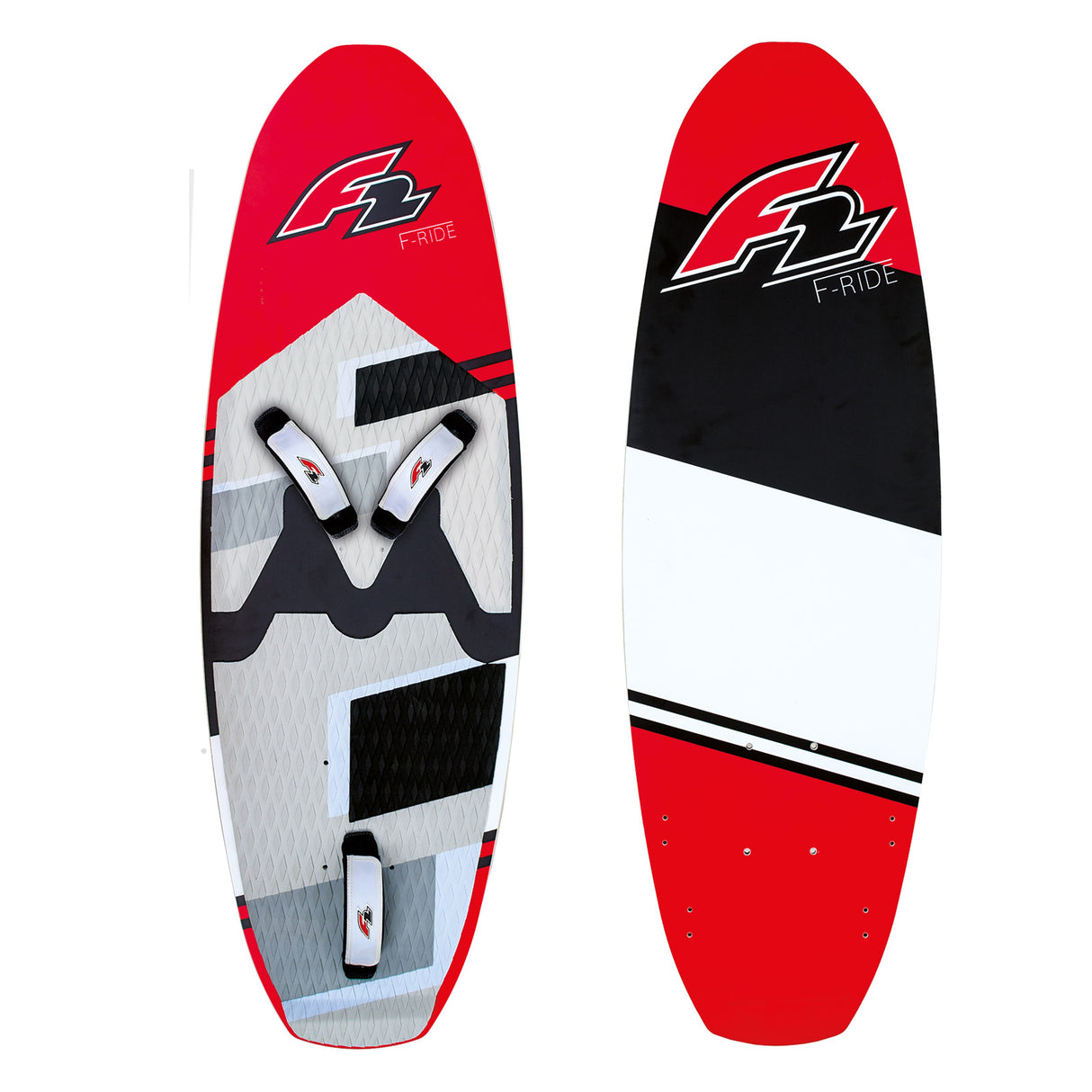 F2 Foil Kiteboard F-RIDE 153cm Rot/Schwarz/Weiss Mega Sale - Vorjahresmodelle