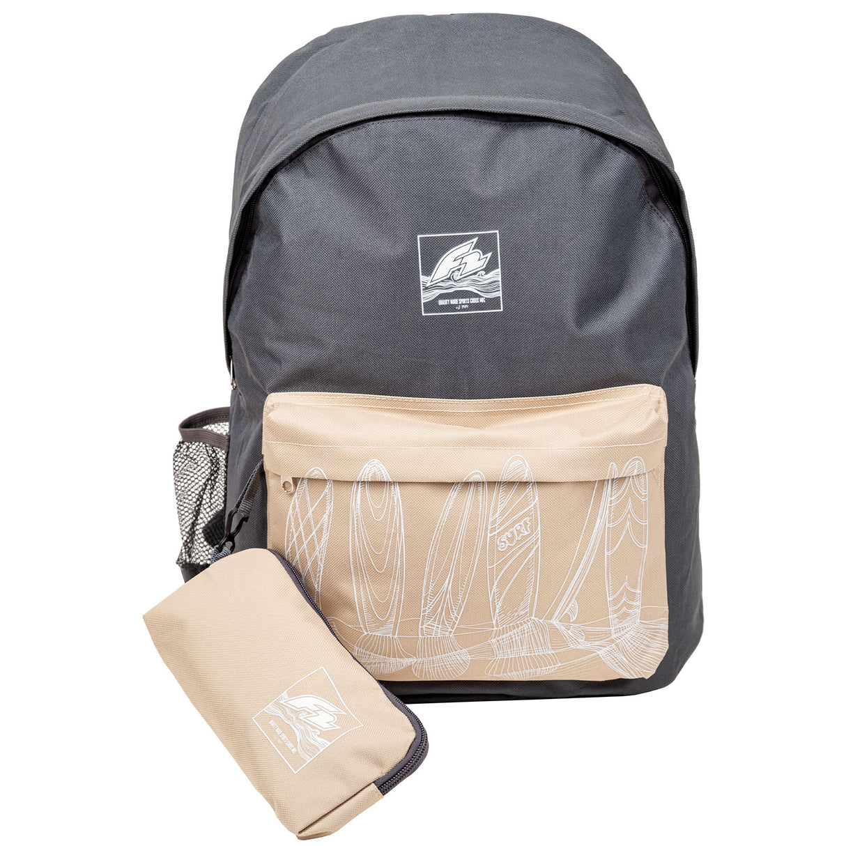 F2 Rucksack Trail Tasche 22 L Grau/Beige 2024