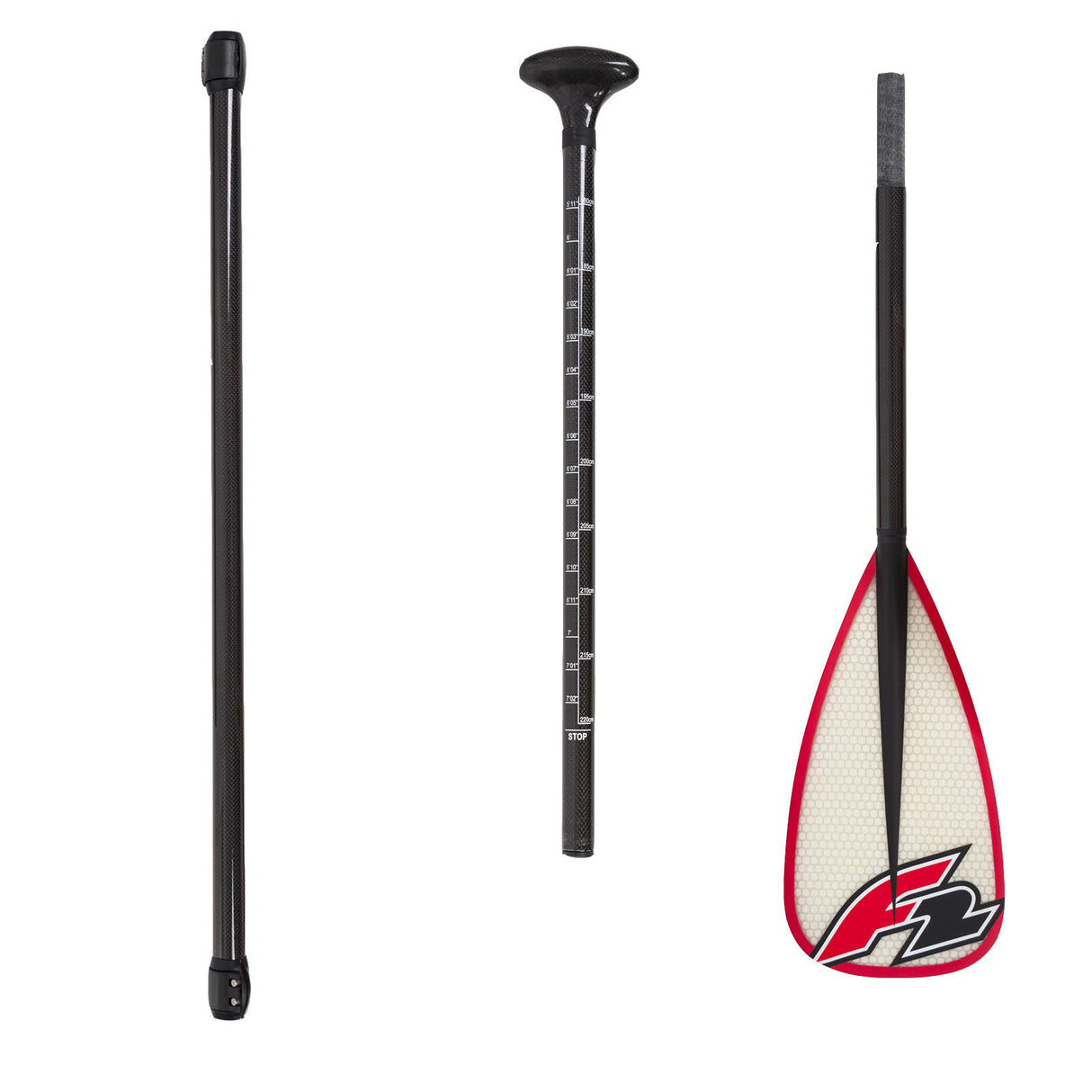 F2 SUP Paddel Honeycomb 3 teilig Weiss 2024/25