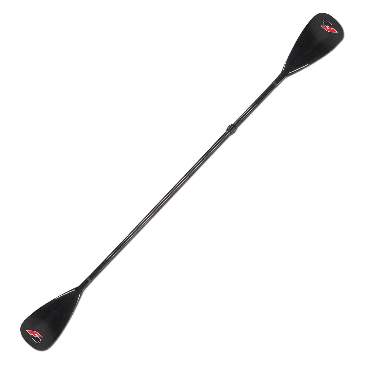 F2 SUP Paddel Kajak Carbon 4 teilig Schwarz