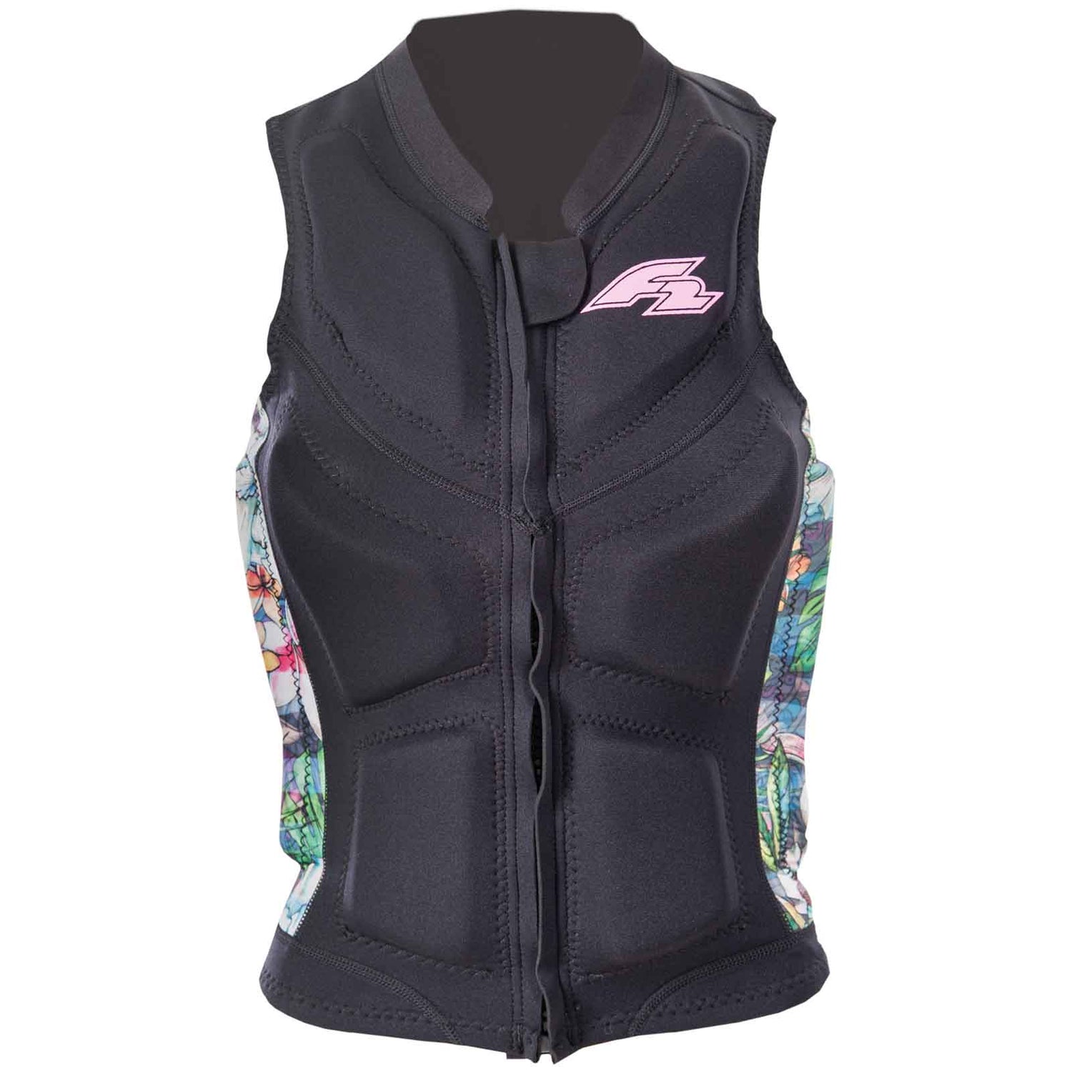 F2 Damen Prallschutz Weste Wake & Sup Weste S-XXL Größe wählbar Schwarz 2024/25
