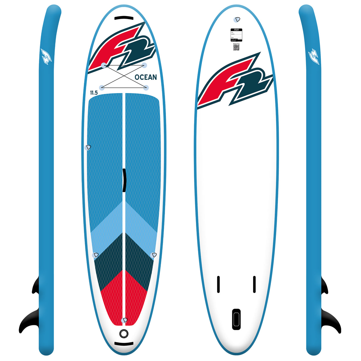 F2 Stand Up Paddle Board OCEAN LTD SUP Board Only Größe wählbar Rot 2024/2025