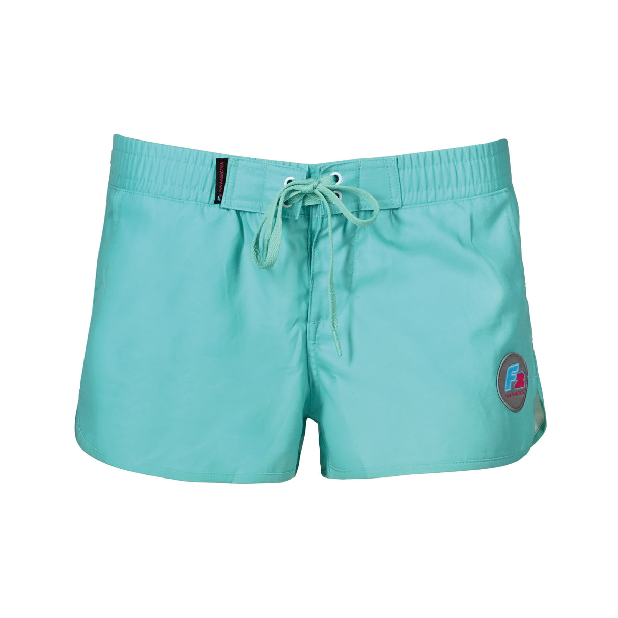 F2 Retro Boardshorts Swim Oceangreen Damen Badeshorts Kurz - Größe wählbar