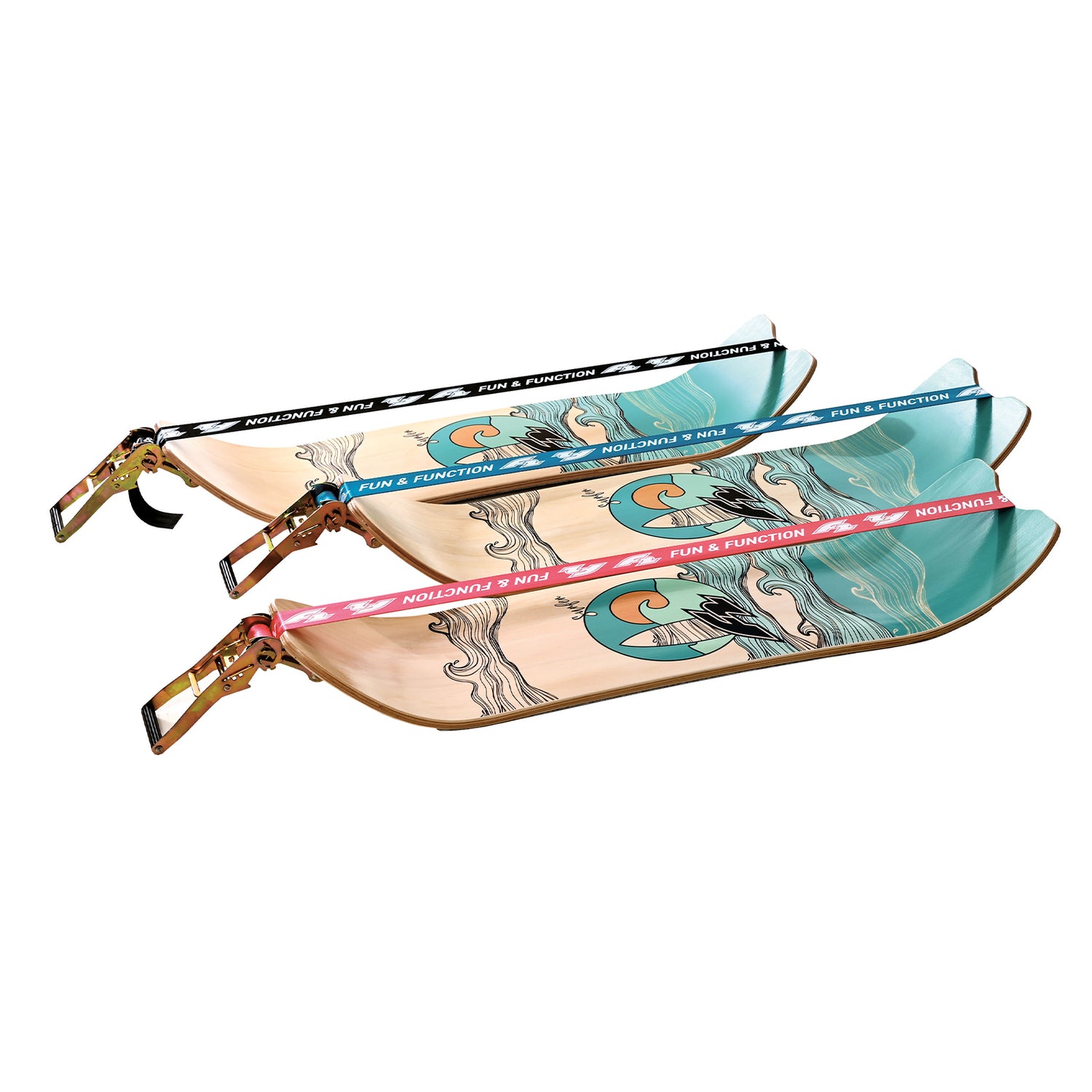 F2 Balance Board Surfline Board Slackline Training 105x27,5cm Farbe wählbar