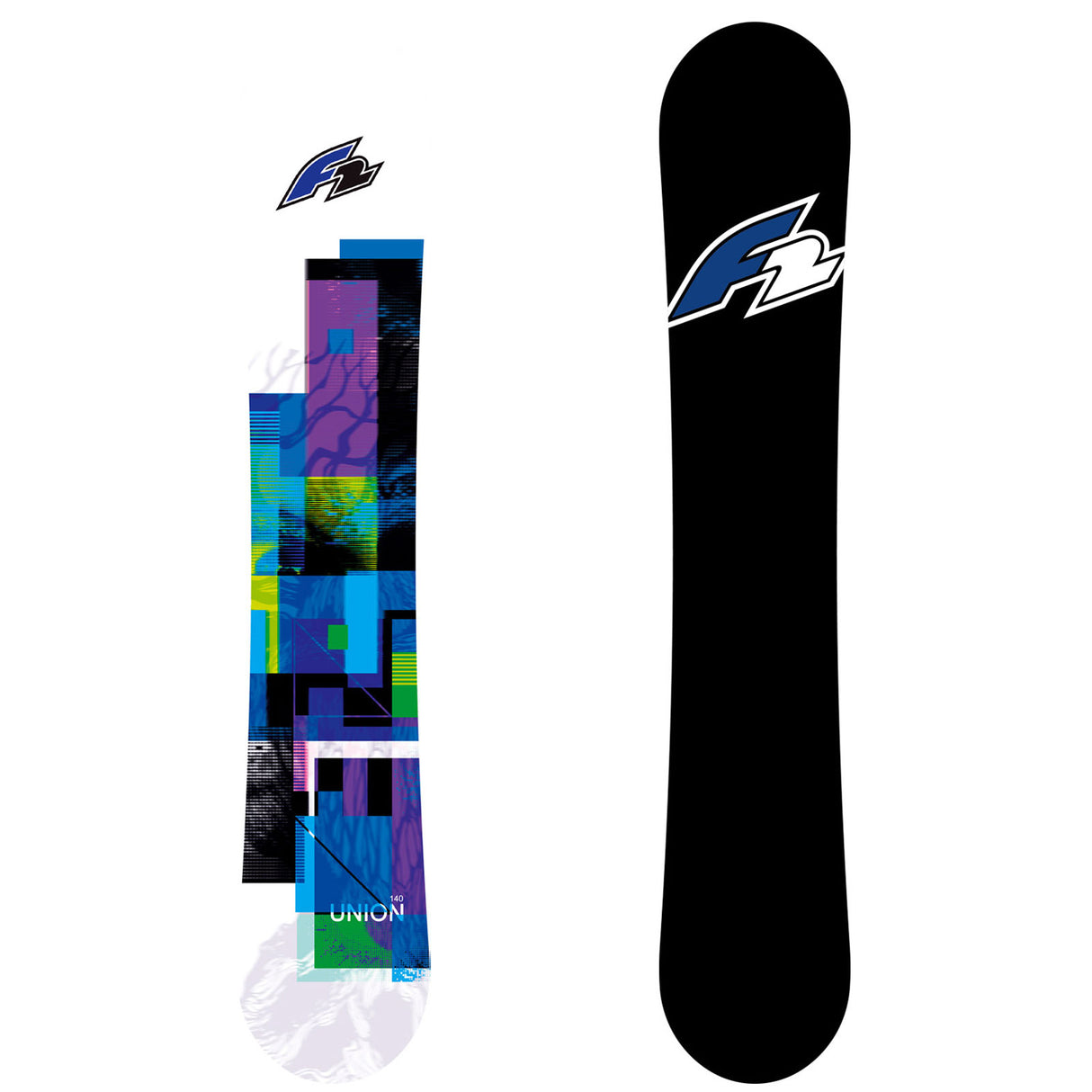 F2 Junior Snowboard Union - Rookie Boy Freeride/Freestyle Multicolor 2023/24