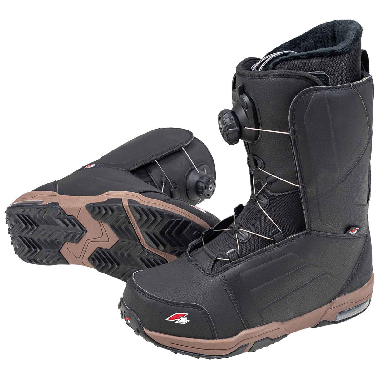 F2 Herren Snowboard Softboots-Eliminator Dual TGF Größe wählbar Schwarz 2024/25