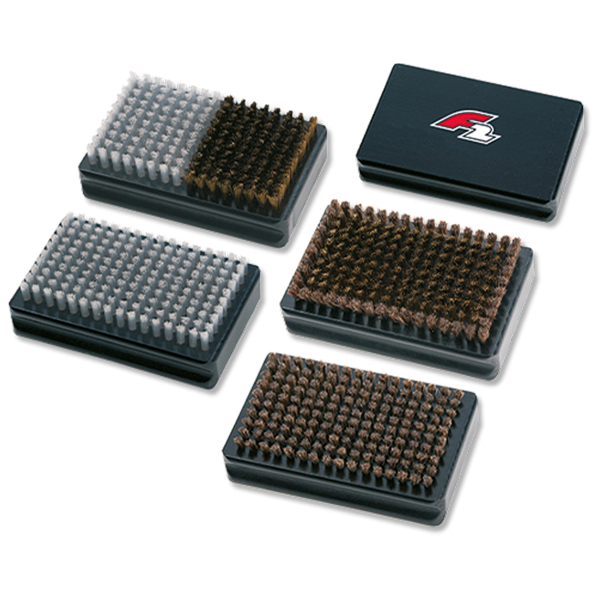 F2 Snowboard Bürste Wachsbürste - Waxing Brush Kombi Edelstahl Nylon 2024/25