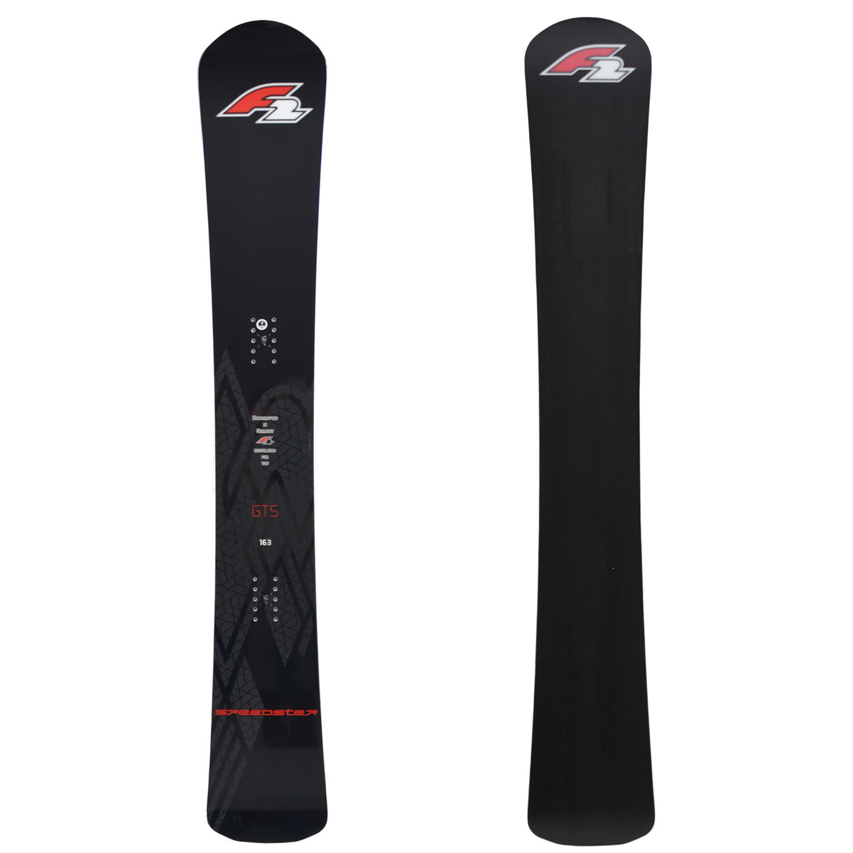 F2 Snowboard Speedster GTS Race Größe wählbar Schwarz 2024/25