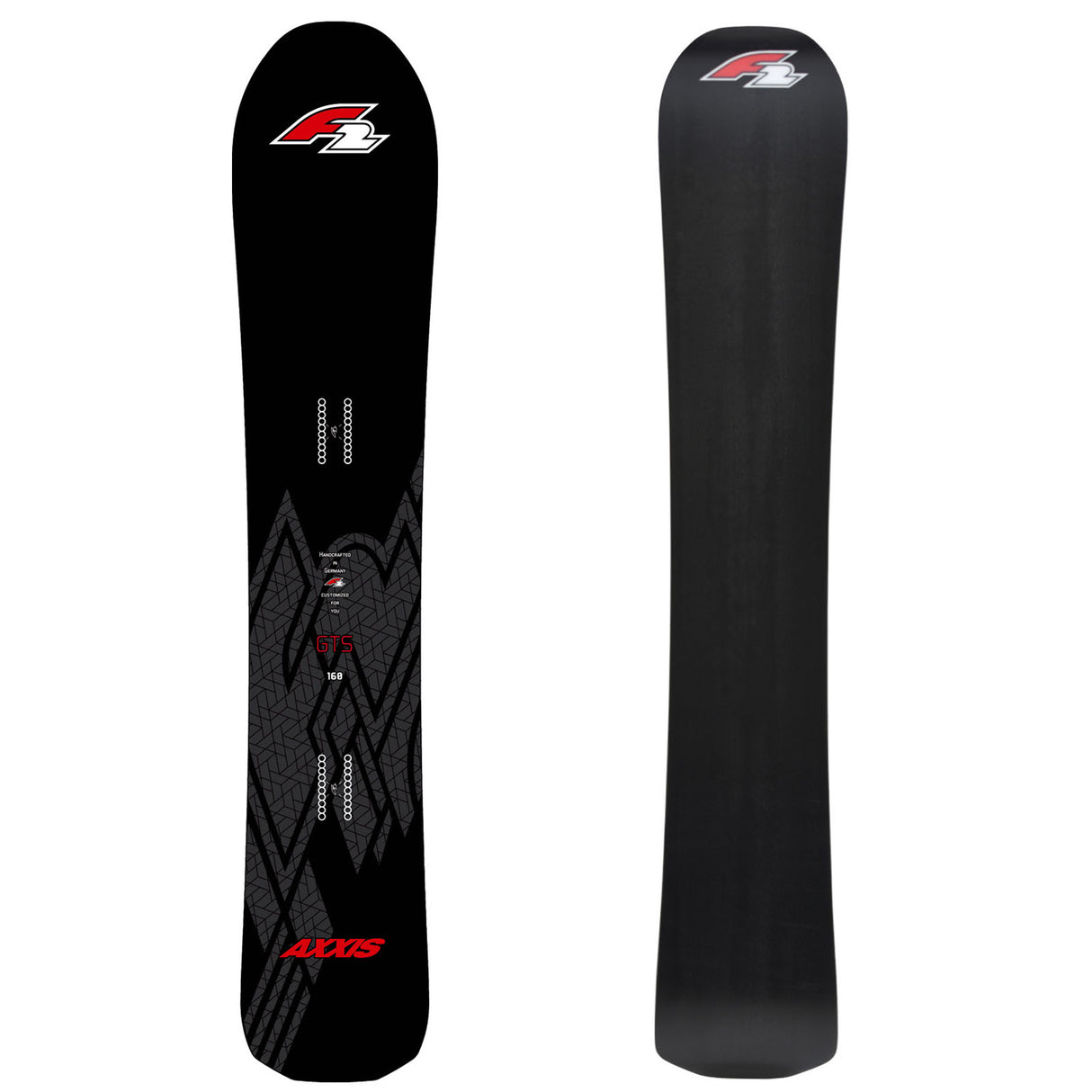 F2 Snowboard Axxis GTS Race Größe wählbar Schwarz 2024/25