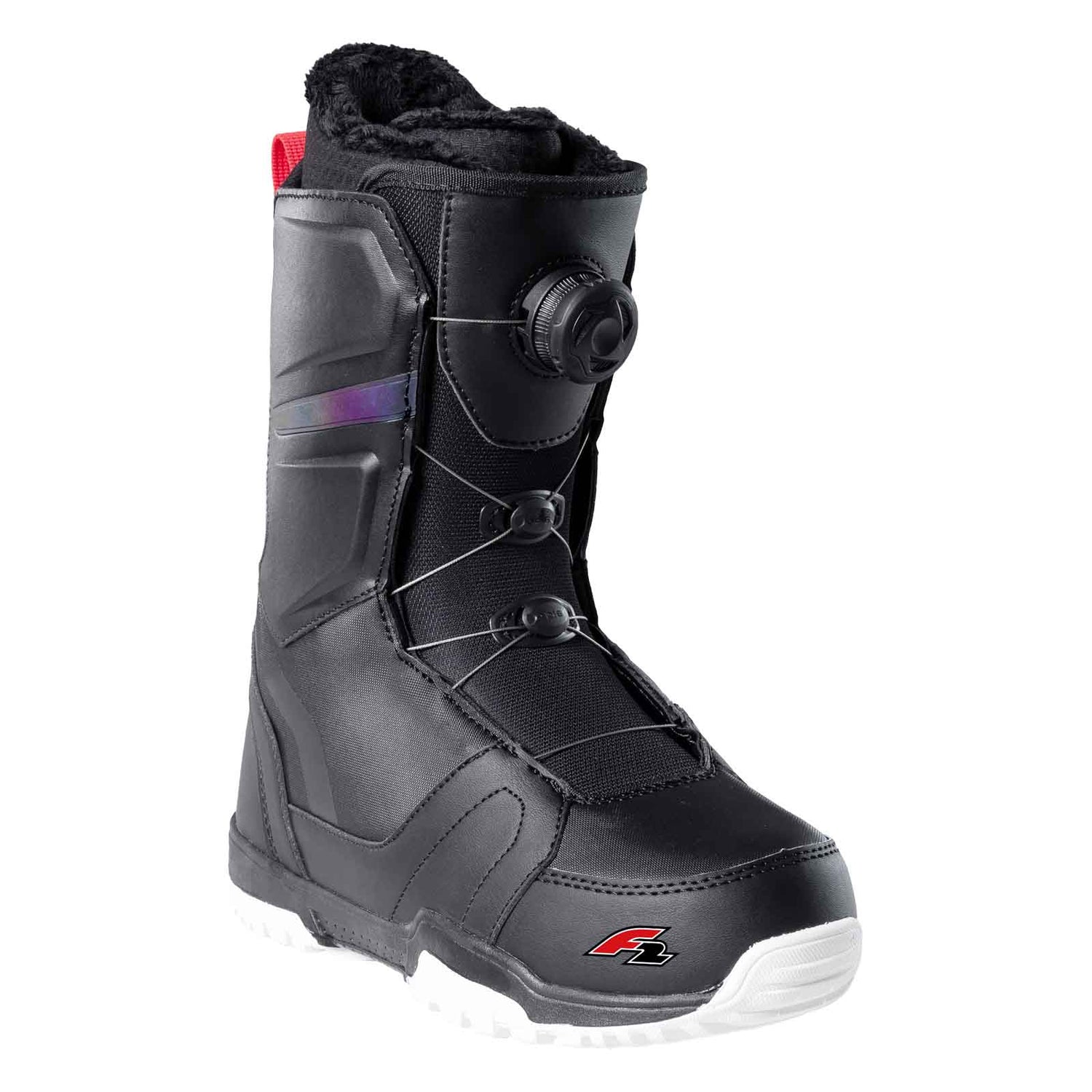 F2 Damen Snowboard Softboots Glam Atop Gr. 36-42 Größe wählbar Schwarz 2024/25