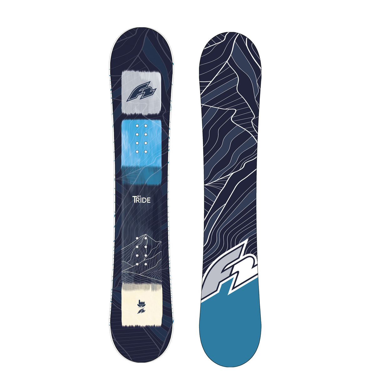 F2 Herren Snowboard T-Ride Freestyle Größe wählbar Navy 2024/25