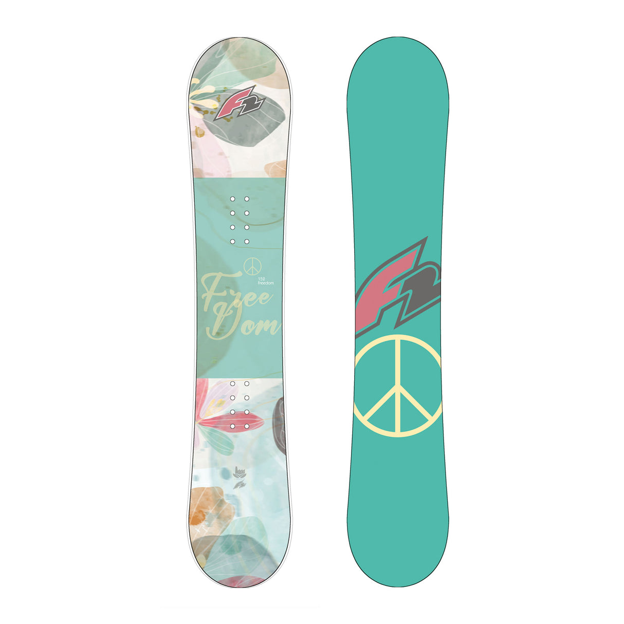 F2 Damen Snowboard Freedom Freeride/Freestyle Größe wählbar Mint 2025