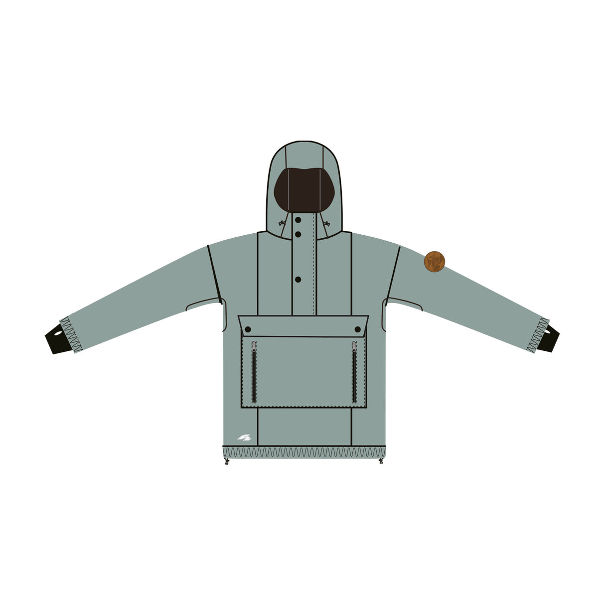 F2 Snowboard/Ski Jacke Slush 80g Fütterung XS-XXL Größe wählbar Mint 2025