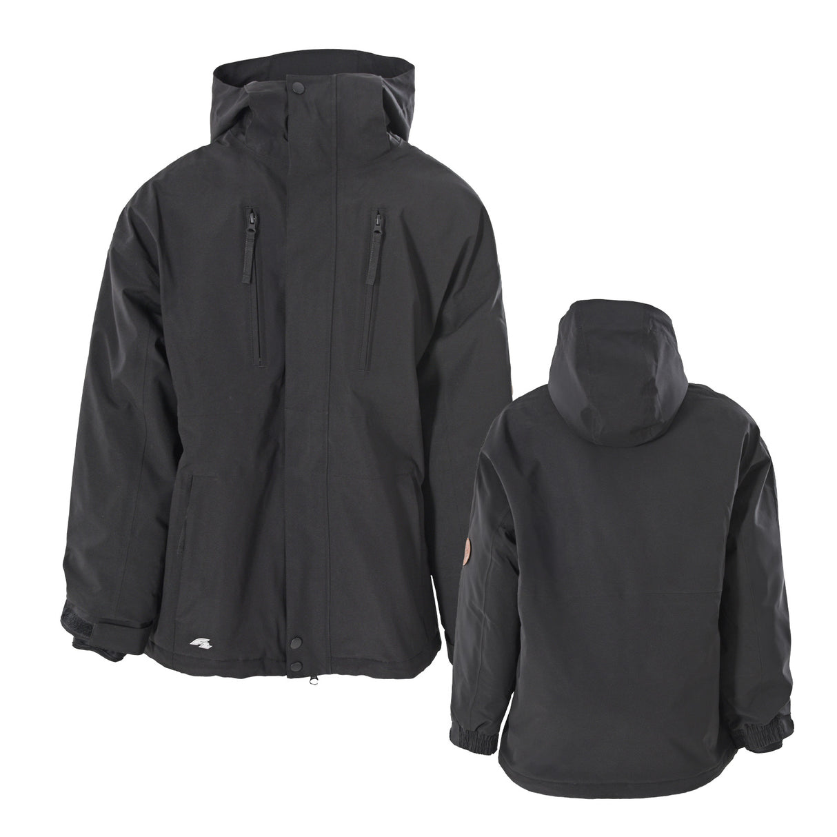 F2 Snowboard/Ski Jacke Summit 80g Fütterung XS-XXL Größe wählbar Schwarz 2025