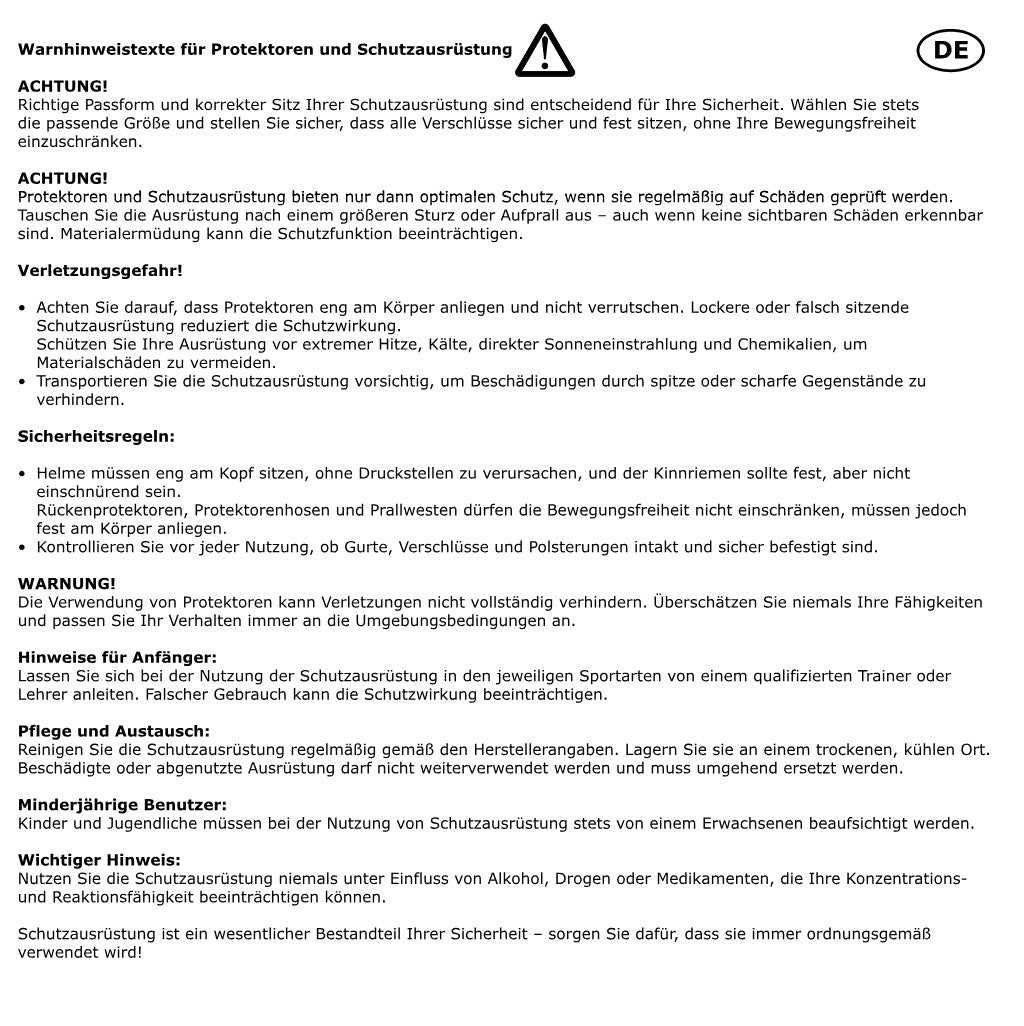 F2 Snowboard Weste Protector - Vest Hard S-XL Größe wählbar Schwarz 2024/25