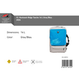 F2  Rucksack Ridge Tasche 14 L Grau/Blau 2024