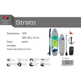 F2 SUP Stand Up Paddle Board Strato 10'0''/10'5"/11'5"/12'5'' wählbar Grün 2024
