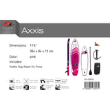 F2 Damen SUP Stand Up Paddle Board Axxis  10'5''/11'6"/12'2" wählbar Pink