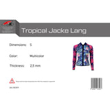 F2 Damen Neopren Oberteil Tropical Jacke Lang 2,5mm Größe wählbar Multicolor