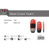 F2 Foil Board Glide Cross Team 95-160L Größe wählbar Rot