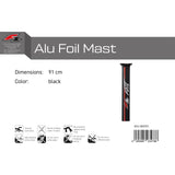 F2 Foil Alu Foil Mast 51-91cm Größe wählbar Schwarz 2024/25