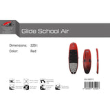 F2 Foil Board Glide School Air 160-220L Größe wählbar Rot 2024/25