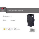 F2 Herren Prallschutz Weste Kite & Surf Weste S-XXL Größe wählbar Schwarz 2025