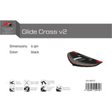 F2 Wing Glide Cross  Stiff Handle 3,5-7,5qm Größe wählbar Schwarz 2024/25