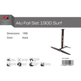 F2  Foil Alu Foil Set 1900 Surf  1900  Schwarz 2024/25