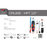 F2  Stand Up Paddle Board CRUISE - HFT SUP Größe wählbar Navy