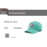 F2 Retro 6-Panel Cap 100% Baumwolle 58cm - Farbe wählbar