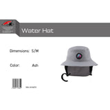 F2  Retro Water Hat Ash Wasser Hut Mütze - Größe wählbar