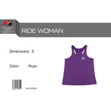 F2 Retro Tank Top Ride Plum Damen Tshirt Ärmellos Tanktop Lila - Größe wählbar