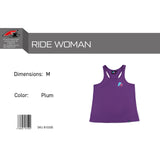 F2 Retro Tank Top Ride Plum Damen Tshirt Ärmellos Tanktop Lila - Größe wählbar