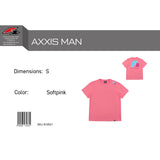 F2  Retro T-Shirt Axxis Softpink  Unisex Tshirt Pink - Größe wählbar