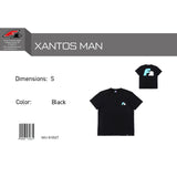 F2  Retro T-Shirt Xantos Unisex Tshirt Schwarz - Größe wählbar