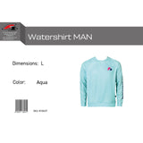 F2 Retro Watershirt Aqua Funktionsshirt Wassersport Blau - Größe wählbar