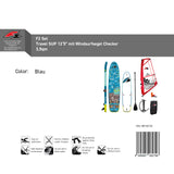 F2 Set SUP Travel mit Windsurfsegel Checker Komplettset Größen wählbar