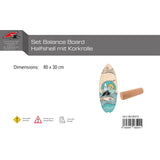 F2 Set Balance Board mit Korkrolle oder Halbkugel - Modell wählbar