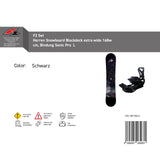 F2 Set Herren Snowboard Blackdeck mit Bindung Sonic Pro Komplettset Größe wählbar