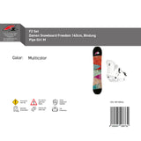 F2 Set Damen Snowboard Freedom mit Bindung Pipe Girl Komplettset Größe wählbar