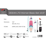 F2 Damen Marken Stand Up Paddle Board Ocean LTD - Größen und Zubehör wählbar