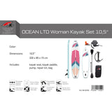 F2 Damen Marken Stand Up Paddle Board Ocean LTD - Größen und Zubehör wählbar