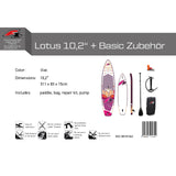 F2 SUP Stand Up Paddle Board Lotus Damen - Größe/Farbe/Zubehör wählbar