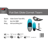 F2 Set Foilboard Glide Comet Team + Alu Limited Foil + Allround Wing Komplettset Größen wählbar