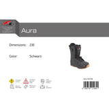 F2 Damen Snowboard Softboots Aura Gr. 36-42,5 Größe wählbar Schwarz 2024/25