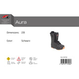 F2 Damen Snowboard Softboots Aura Gr. 36-42,5 Größe wählbar Schwarz 2024/25