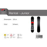 F2 Junior Snowboard Rental - Junior Race Größe wählbar Schwarz 2023/24