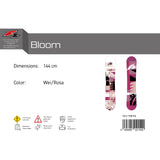 F2 Damen Snowboard Bloom Freeride/Freestyle Größe wählbar Weiß/Rosa 2023/24